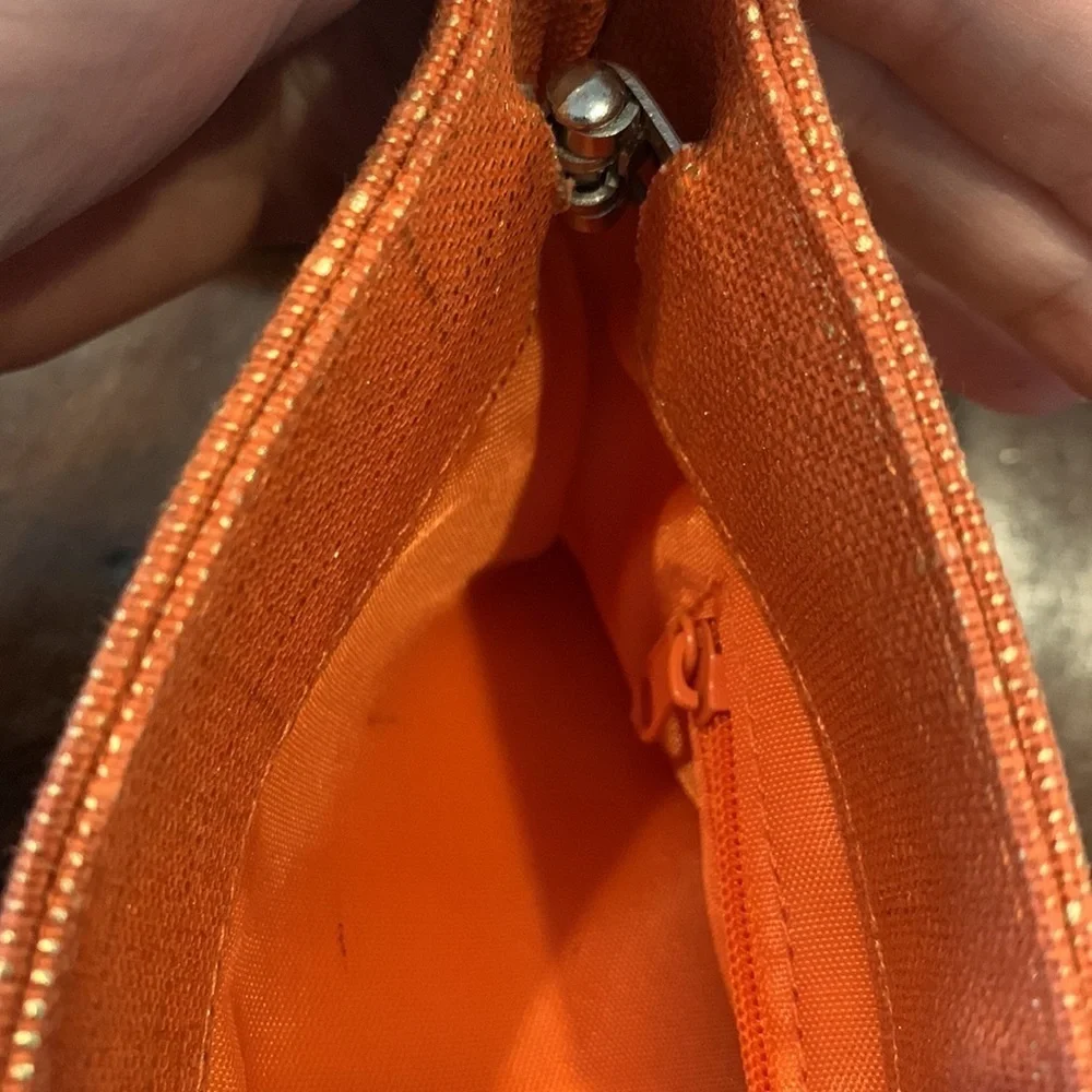 Style & Co orange/gold ‎ woven clutch. - REDUCED PRICE